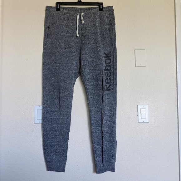 Reebok Fleece Joggers, Size L - Picture 2 of 7